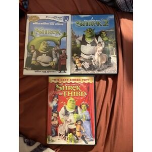 Shrek & Shrek 2 & Shrek 3 DVDs